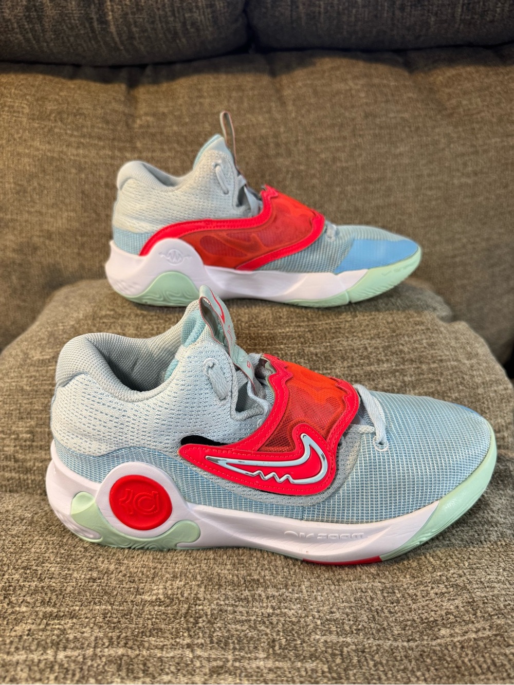 Nike KD Trey 5 X Blue Chill Badketball Shoes DD9538-400 Size 8.5